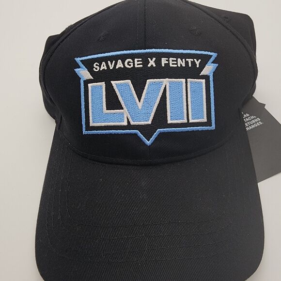 Savage X Fenty Limited Edition LVII Hat Cap Black Embroidered Logo Adjustable - Picture 6 of 8